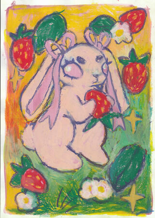 Strawberry bunny Strawberry bunny