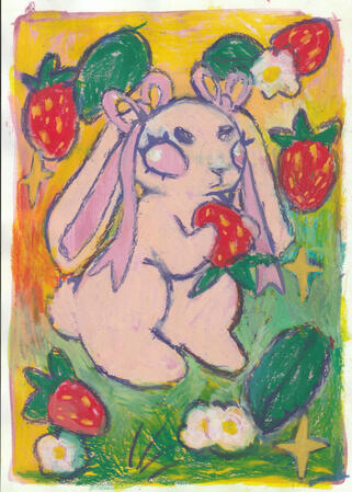 Strawberry bunny Strawberry bunny