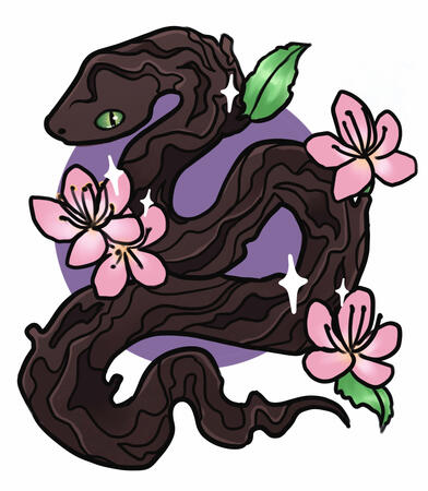 Sakura-snake